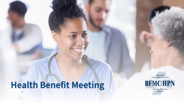 Health Benefit Meeting (10 a.m. - 11 a.m)